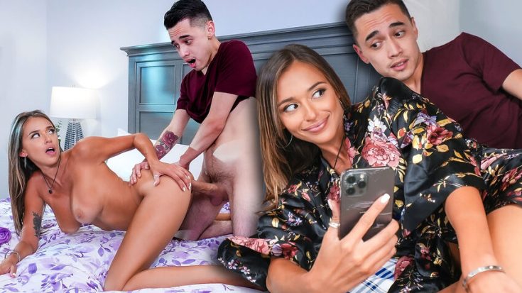 مامان سکسی و حشری با کیر پسرش به همسرش خیانت میکنه ،سکس جذاب